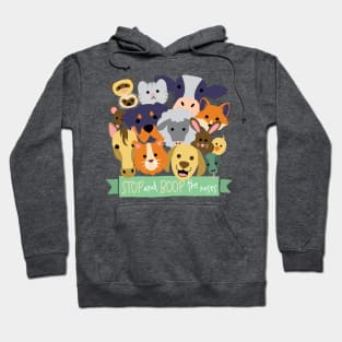 Stop and Boop the Noses (all animals version) Hoodie